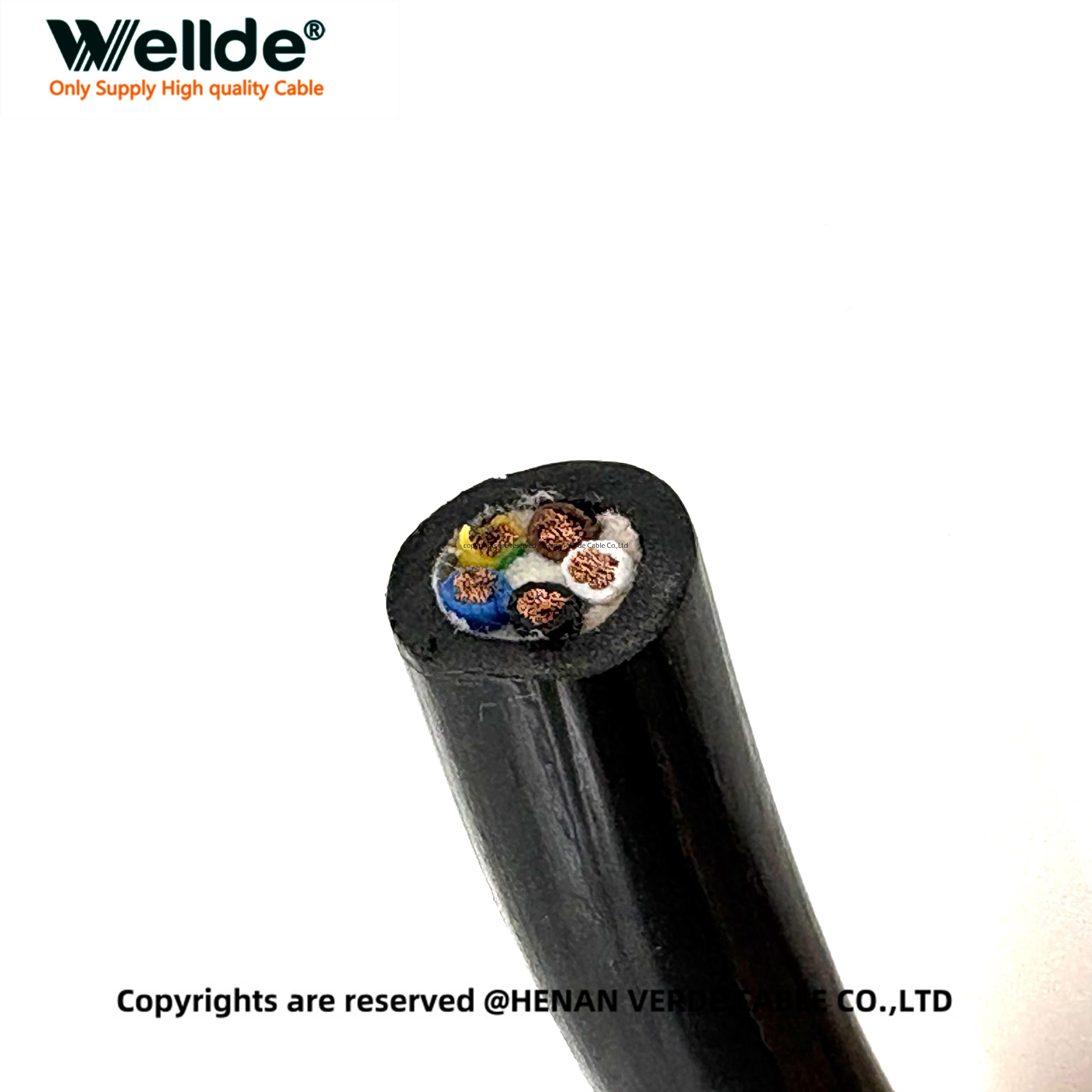 Spiral cable for industrial machines