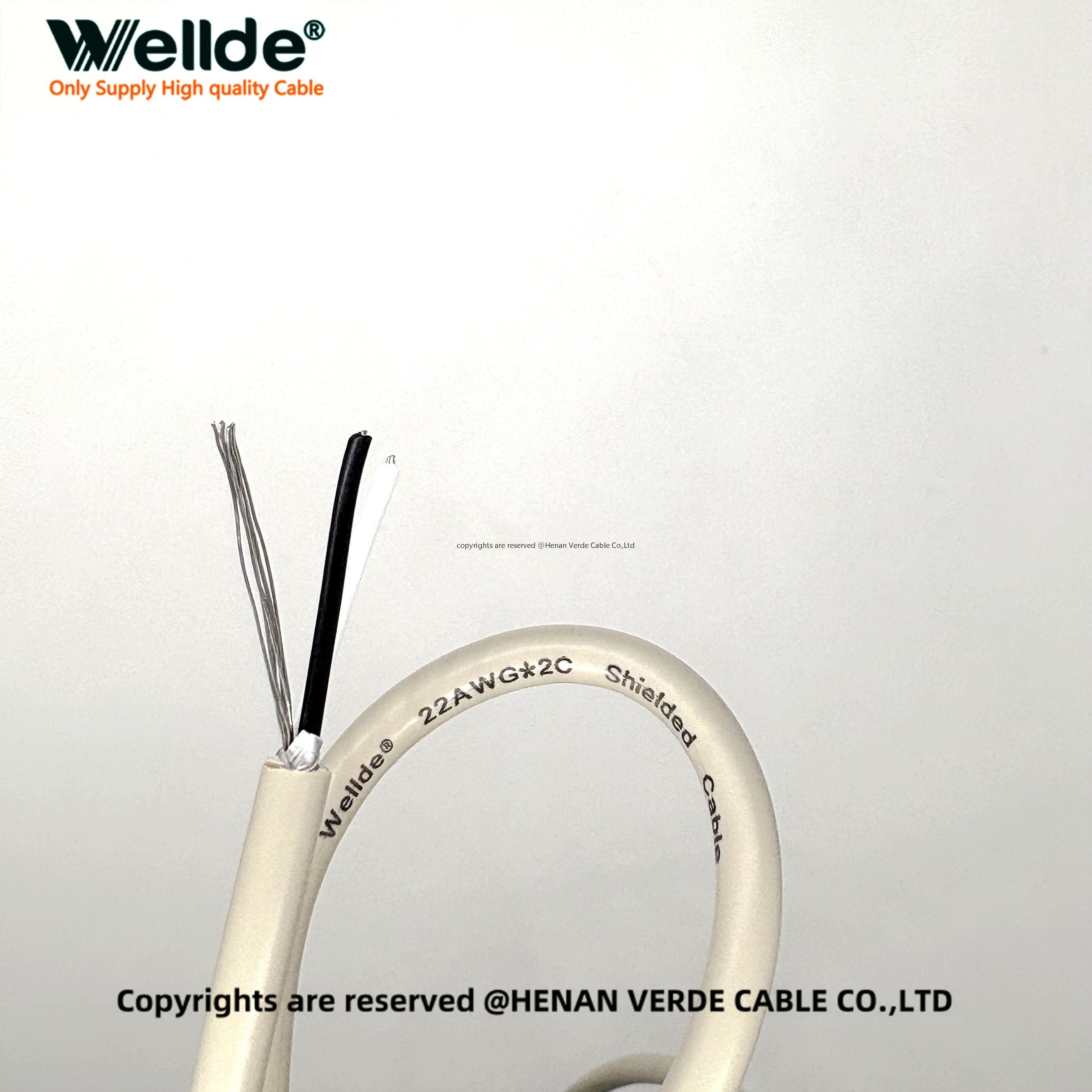 Flexible Shielded Wire with Drain Wire for EMI Protection