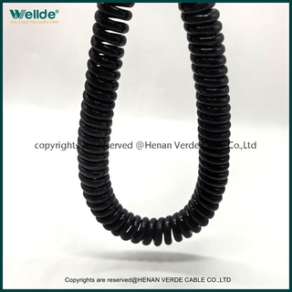 6*0.12mm high quality coiled spiral cable for truck