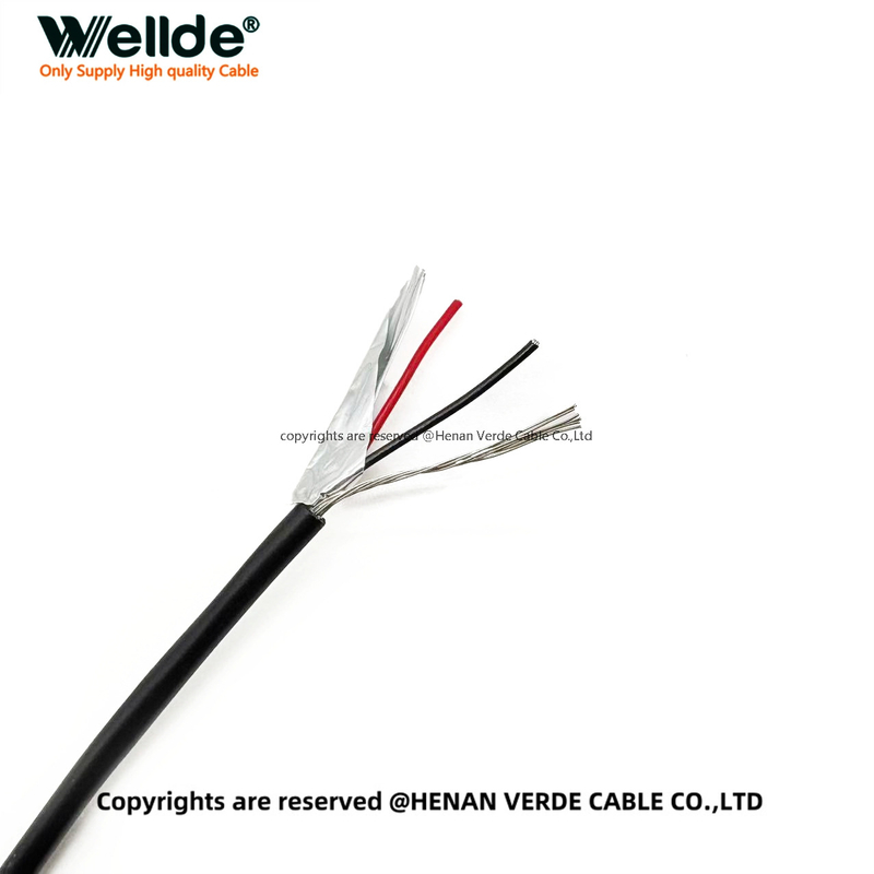 2 core 0.75mm PVC shielded control cable for industrial automation