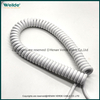 8-core 28AWG PUR Telescopic Spiral Cable Special Spring Connection Wire for Communication Equipment