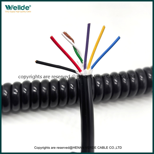 Customizable Composite Truck Coiled Cable Power Cable Signal Cable 0.75mm 1.0mm