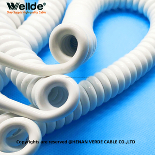 8 Core Spiral Retractable Cable