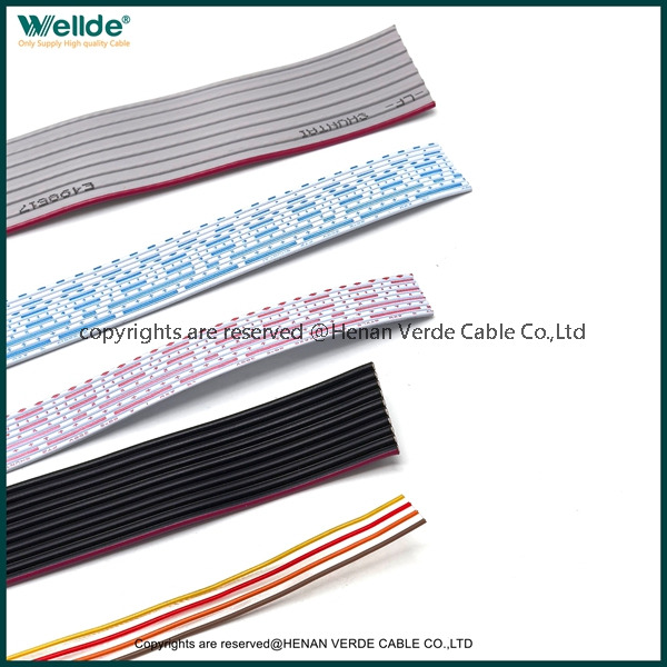 Flexible Flat Ribbon Cable Gray Color Coded Multi‑core FFC Cable For Electronics Assembly