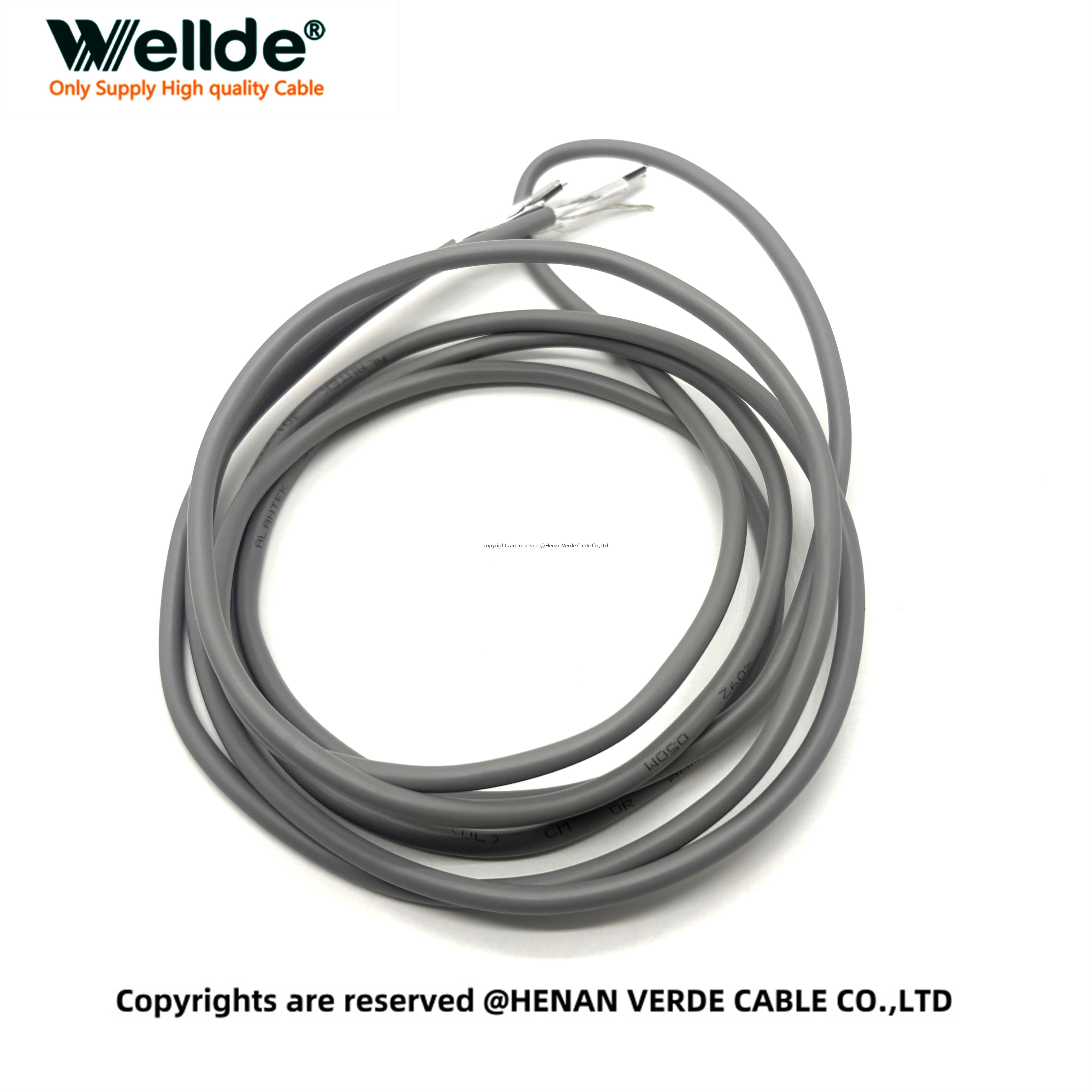flexible 2 core tinned copper control cable