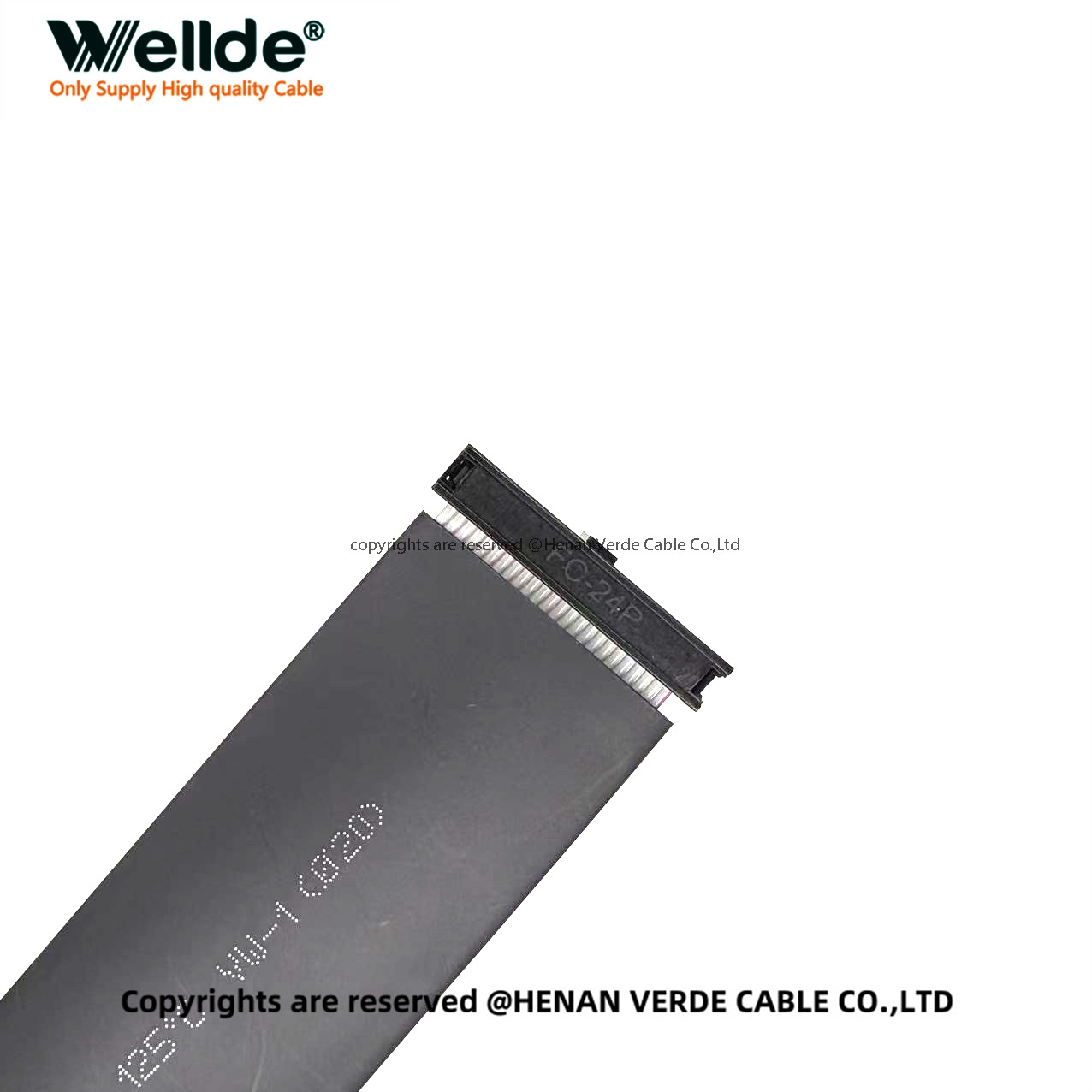 Flexible 24 pin flat ribbon cable 100mm
