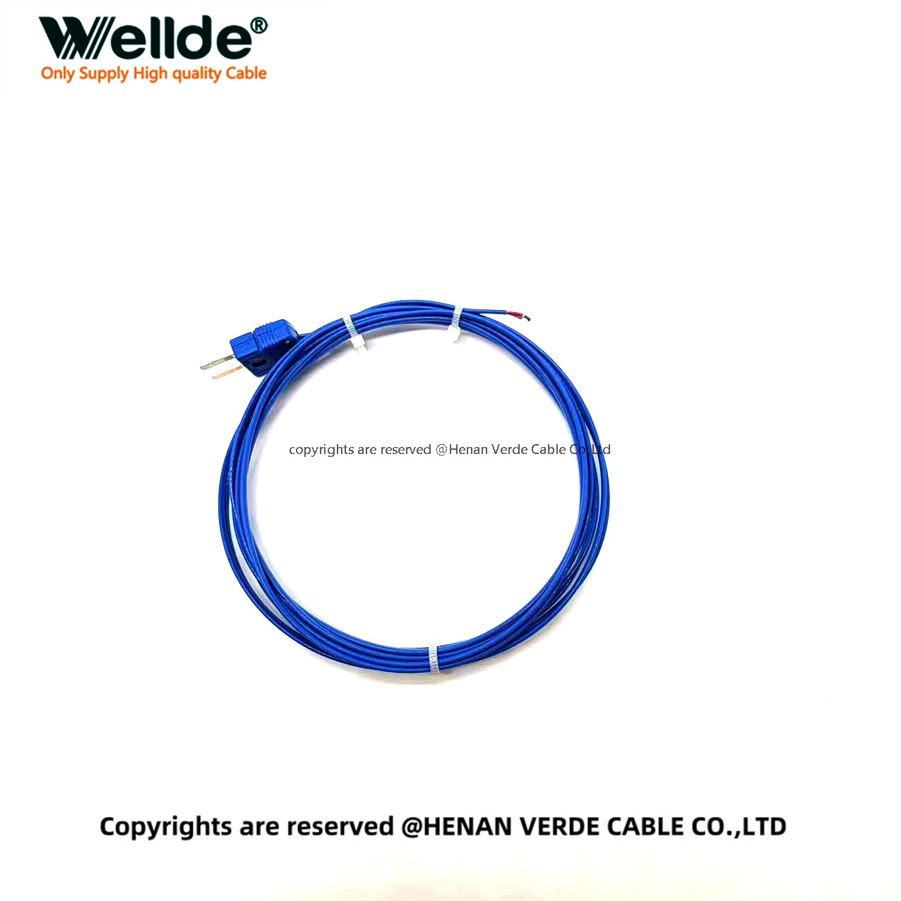 Thermocouple wire T type for food industry applications