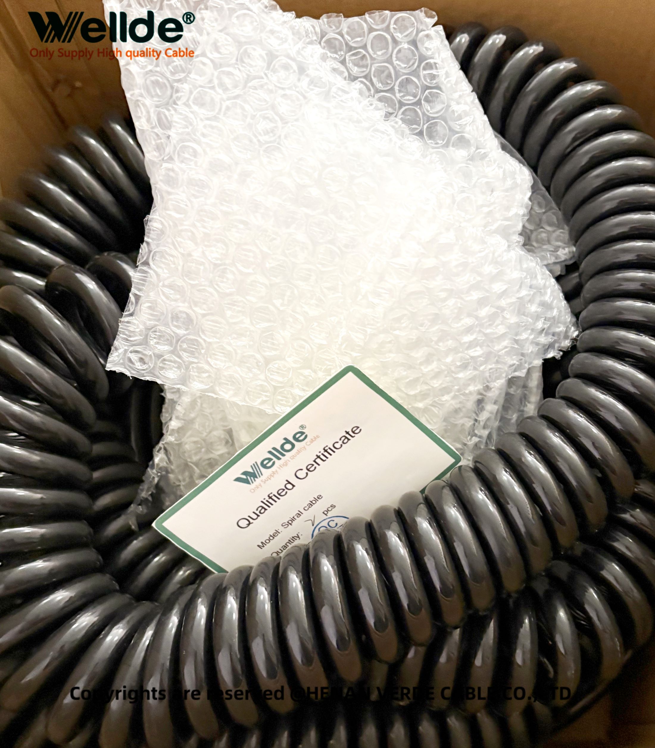 coiled cable
