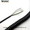 Spiral cable with pre-stripped and tinned ends