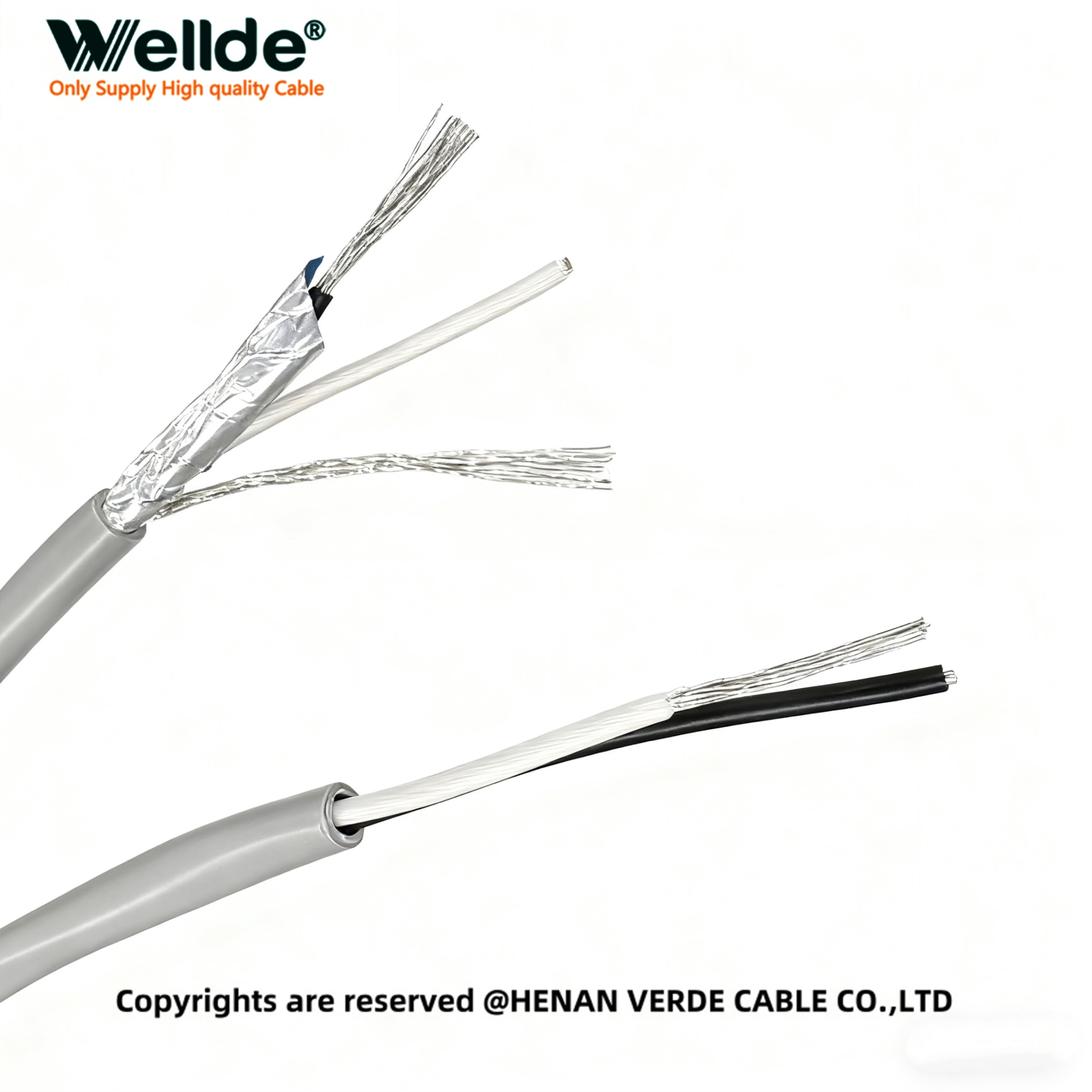 1 pair 16AWG shielded plenum control cable