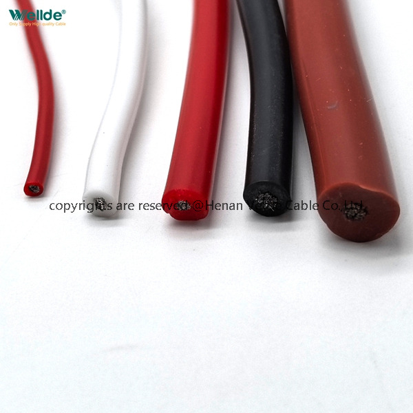 High Temperature Silicone Wire 600V Tinned Copper Silicone Rubber Cable