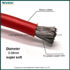 Multi-strand Tinned Copper Wire High Temp Silicone Rubber Cable
