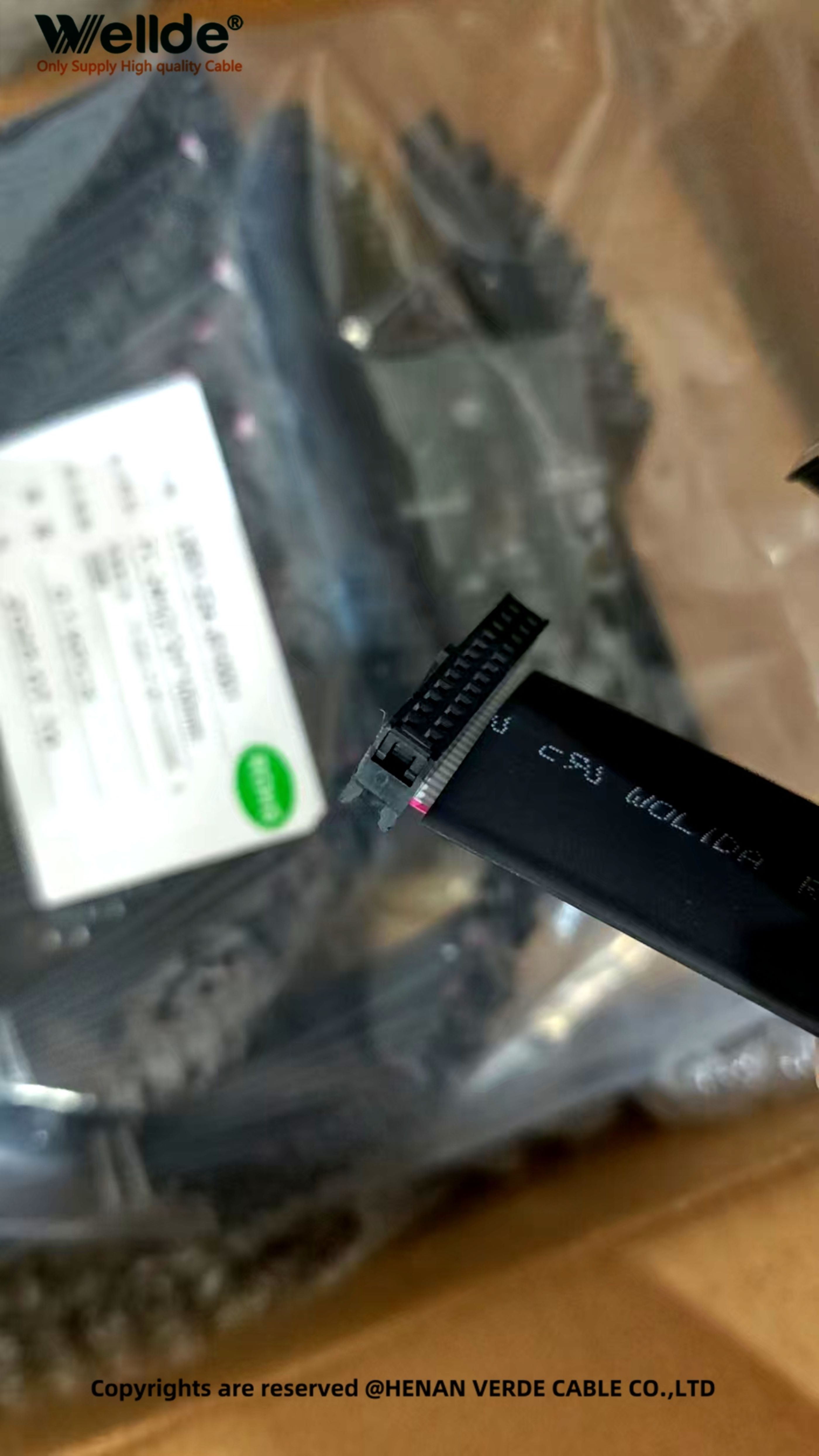 Grey Ribbon Cable