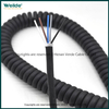 Spiral Cable high quality coiled cable for truck automotive extension curly coiled cable telephone copper cable