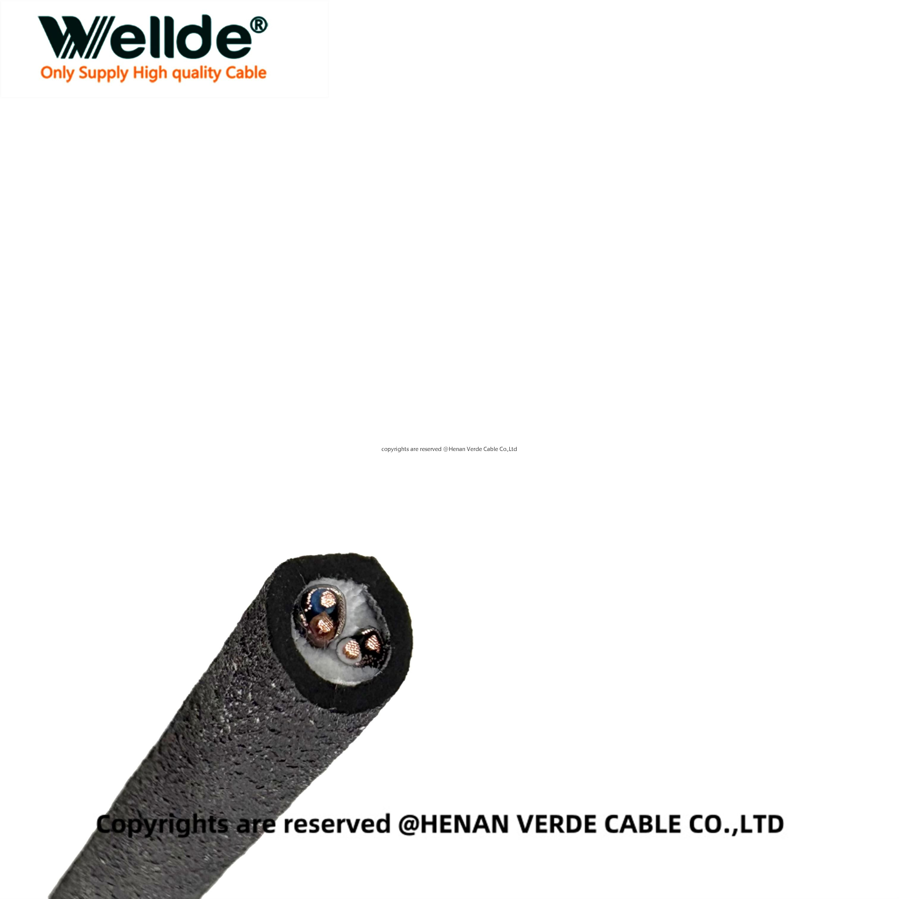 Oil-resistant matte PUR jacket cable 0.2mm²