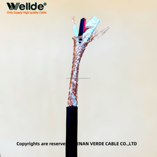 2 Core 23 AWG Shielded Twisted AV Cable