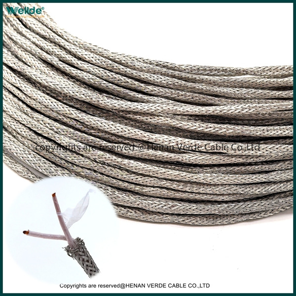 High Temperature 2 Core Twisted PTFE Shielded Signal Cable