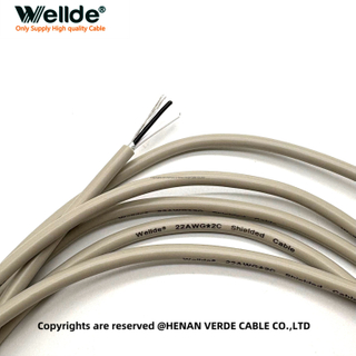 22 AWG 2 Core Shielded Cable