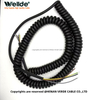 Black PUR spiral cable with 36m working length