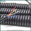 Anti-aging PUR Spiral Connecting Wire Custom Cable for Communication Instrument