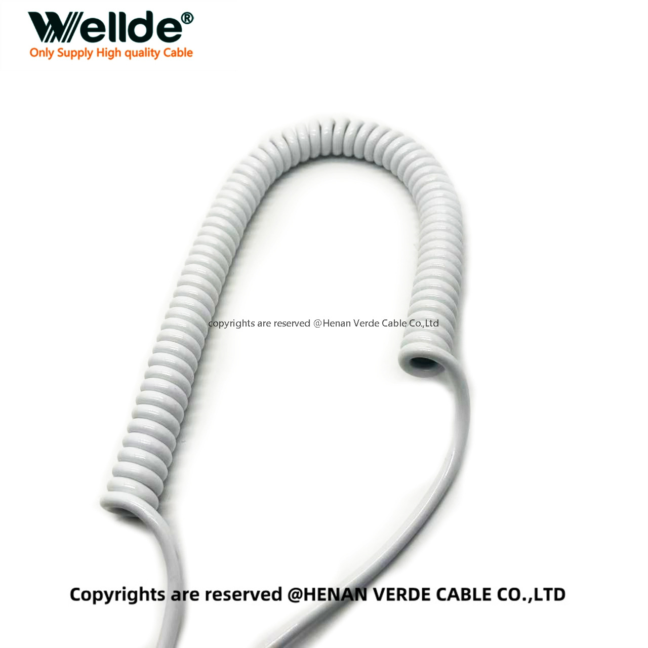flexible spiral cable for mechanical keyboard setup