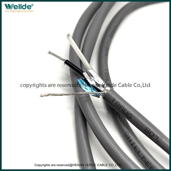 PVC 22 AWG 2 Core Audio Cable Wire Shielded Audio Cable Anti-Interference Control Signal Wire