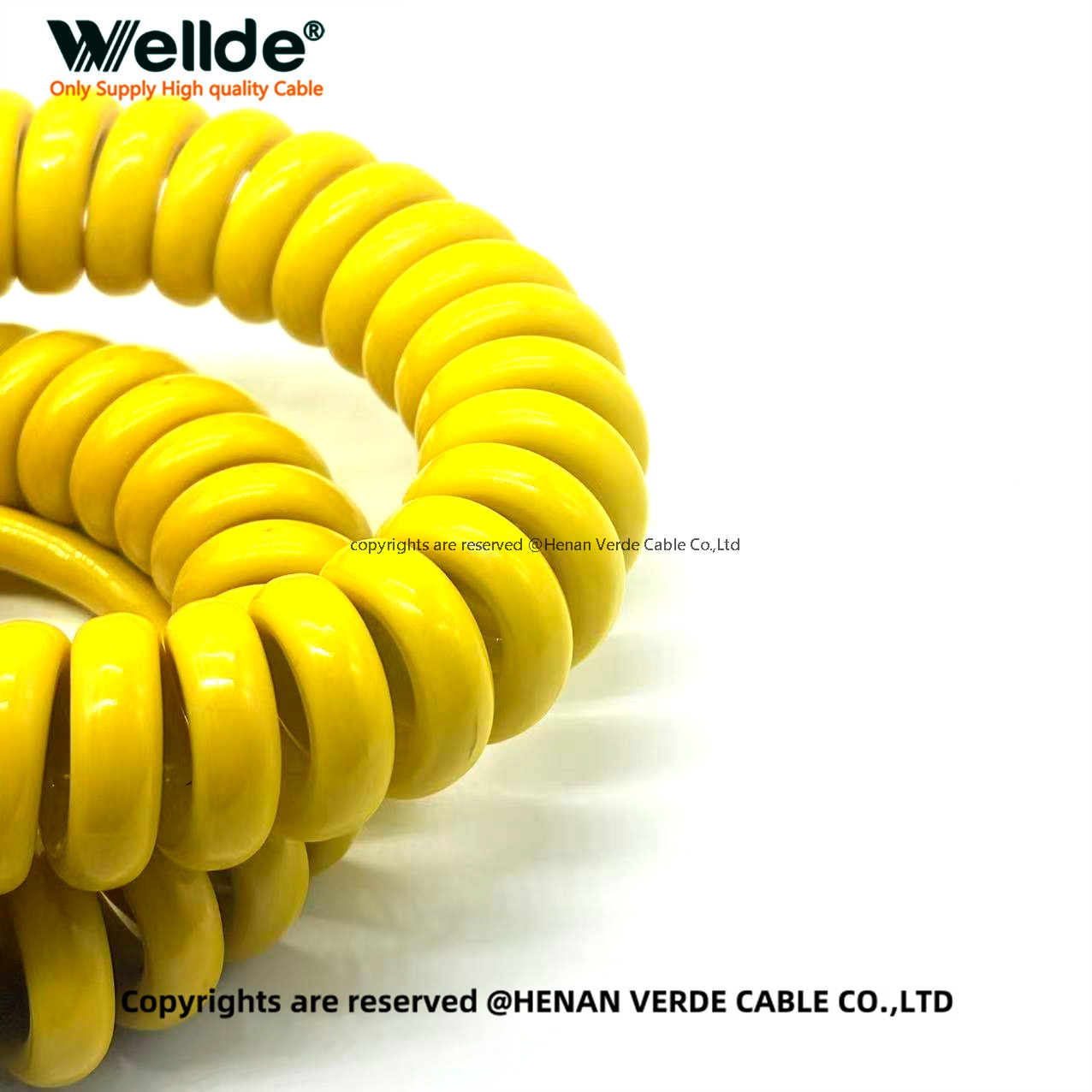 Industrial automation spiral cable