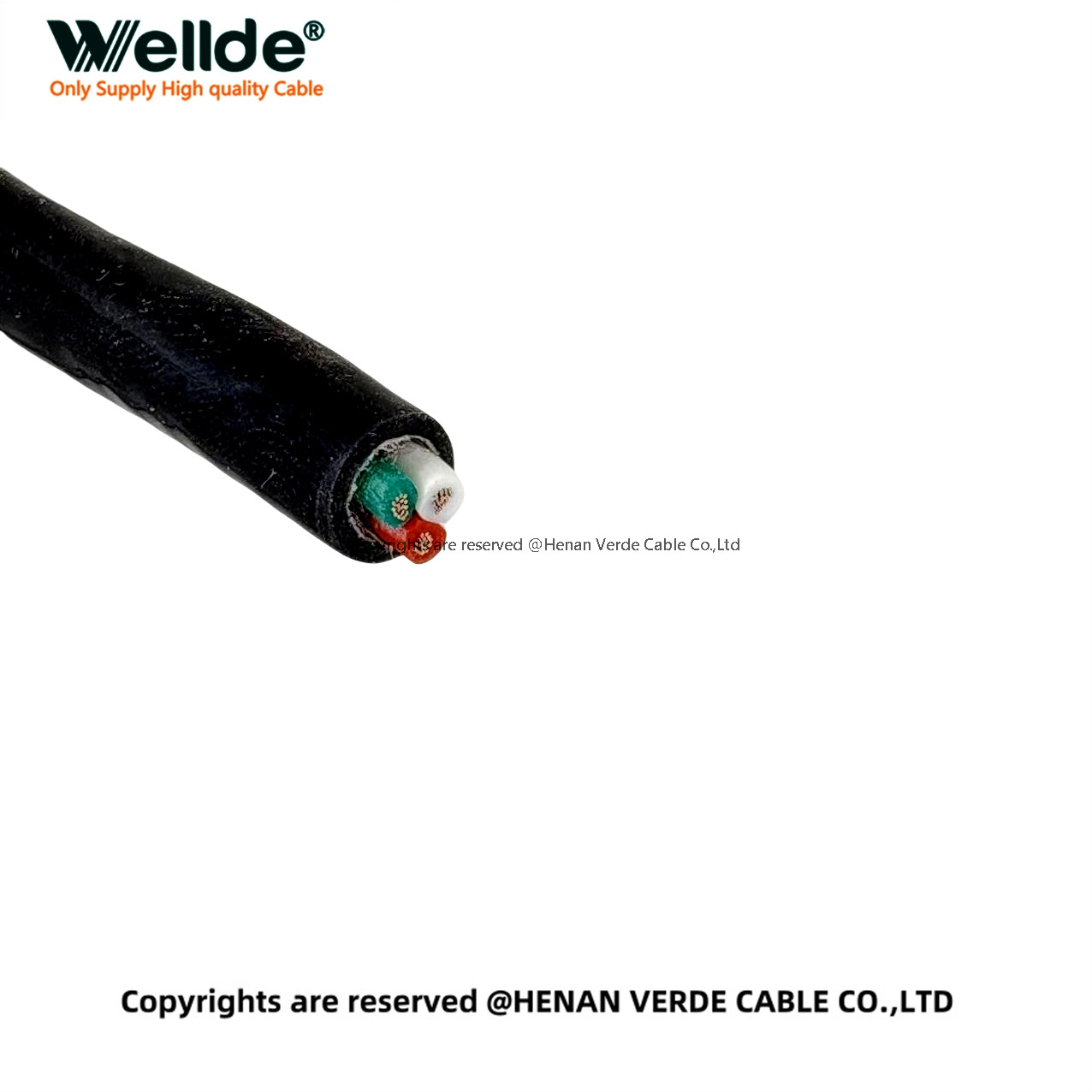 High temperature flexible silicone electrical cable