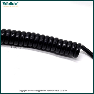 3 Core 1.0 mm 18AWG High Flexible Elastic Spiral Cable