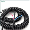 4 core spiral cable electric communication cable Outdoor Retractable Cable