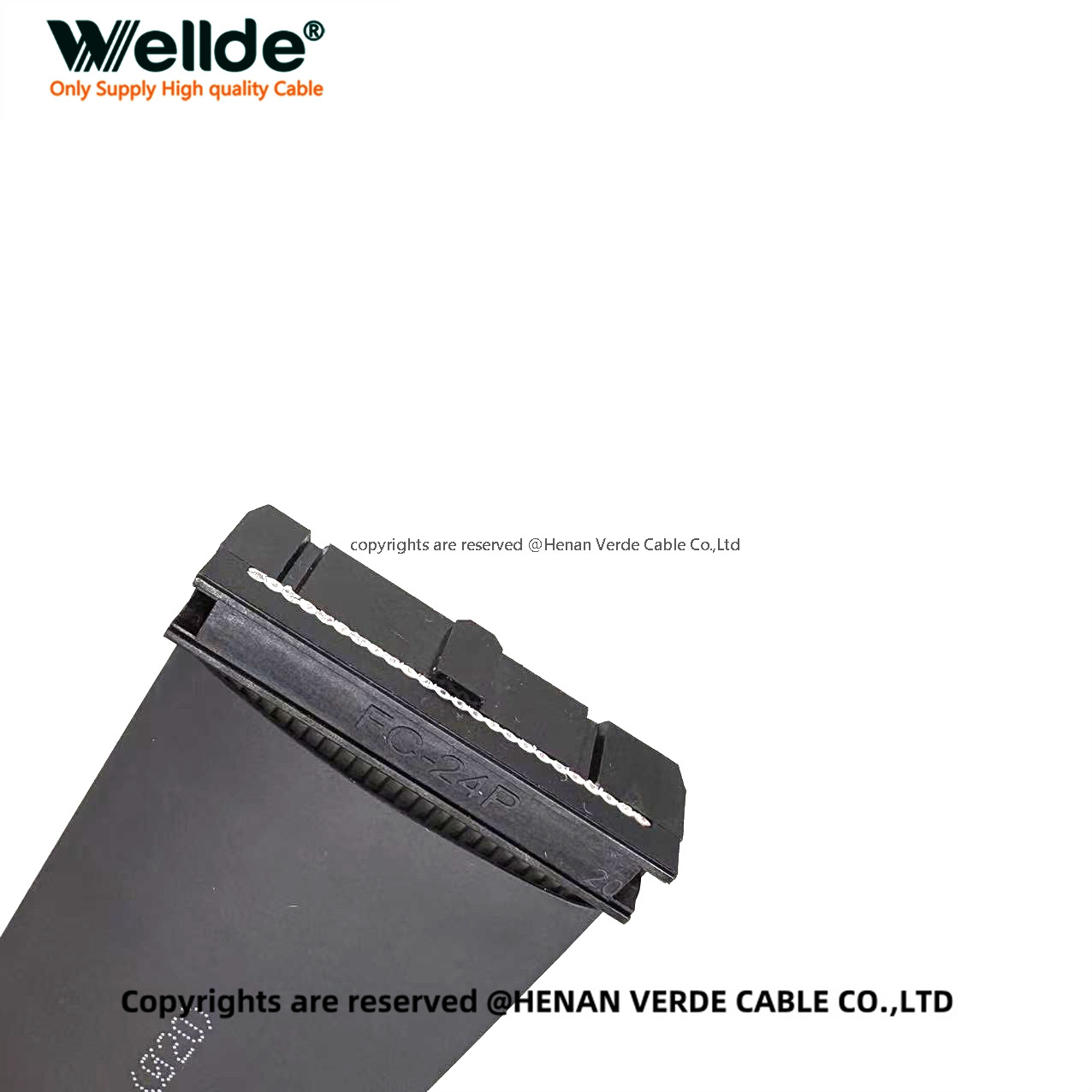 Lightweight gray FFC cable 100mm