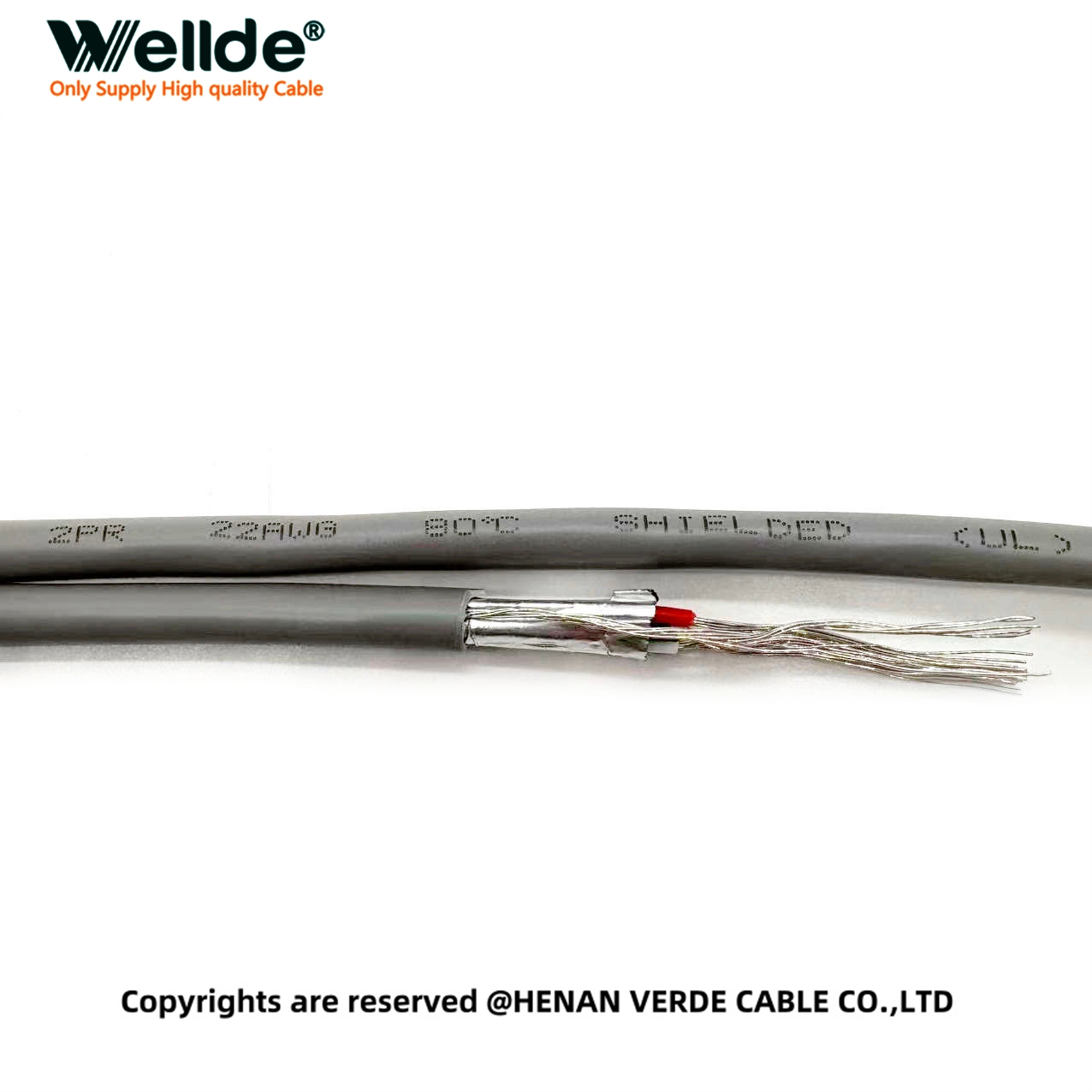 22 AWG industrial automation shielded control cable