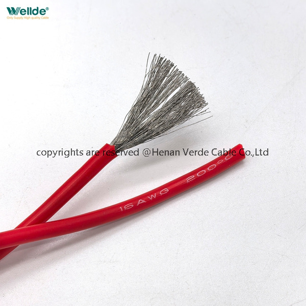 High Temperature Silicone Wire 600V Tinned Copper Silicone Rubber Cable