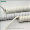 8-core 28AWG PUR Telescopic Spiral Cable Special Spring Connection Wire for Communication Equipment