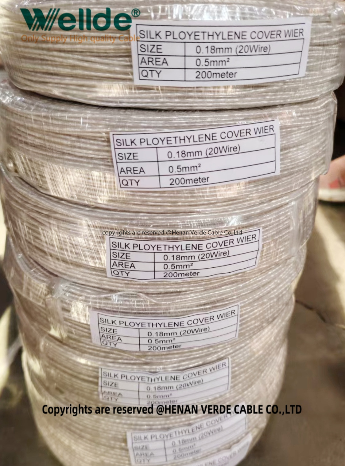 heat resistant silk covered copper wire for RF inductors
