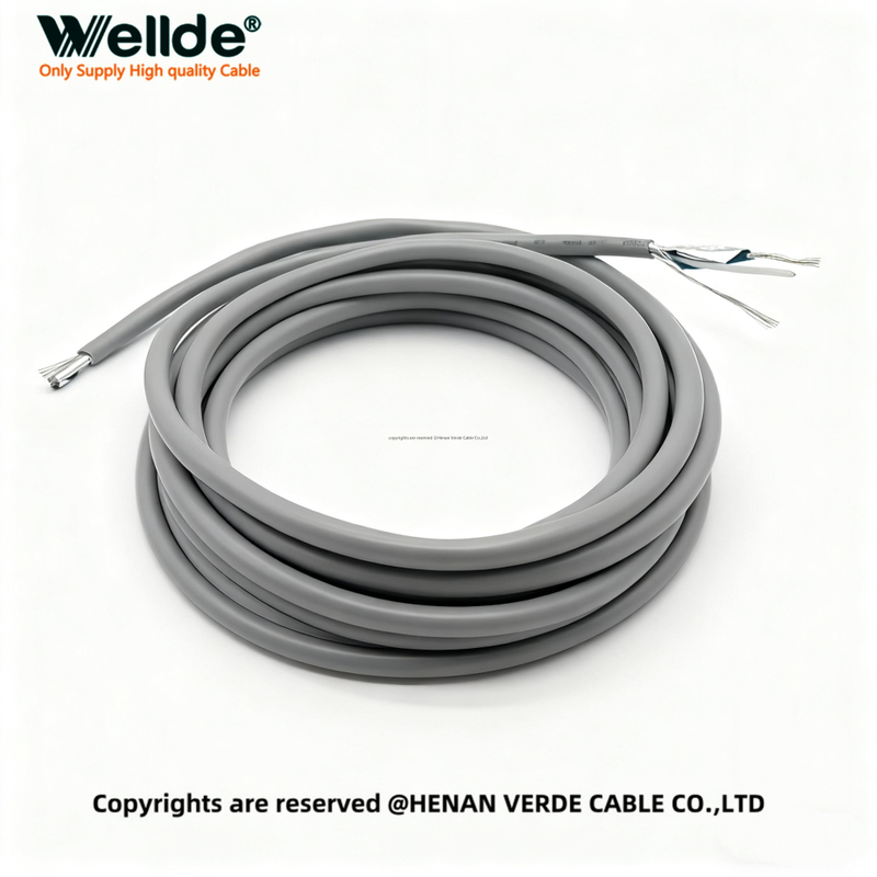 2 Core 1.5mm² Shielded Control Cable with Aluminum Foil Shield