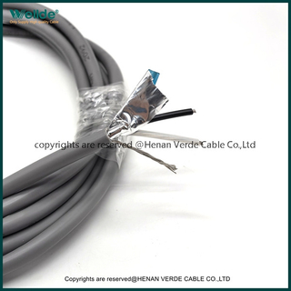 18AWG PVC Aluminum Foil Shielded Signal Cable Industrial Sensor Communication Wire