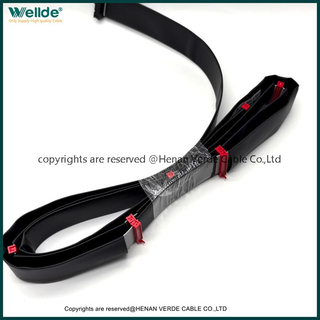 L-Flat Cable UL2651 Custom 1.27mm Pitch Micro-Match IDC Ribbon Cable Flat Ribbon With Heat Shrink Tube Sheath