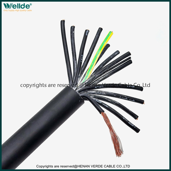 Oil Resistant 13&times;2.5mm&sup2; TPE Sheathed Control Cable 300/500V Copper Wire