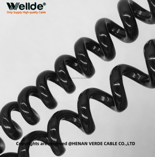 Shielded Spiral Power Cable 3 Core