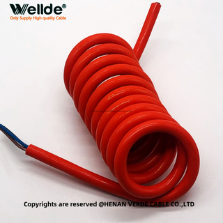 3 core PUR Multi-Core Spiral Cable