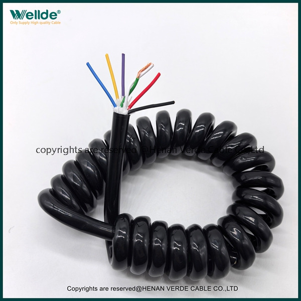 Customizable Composite Truck Coiled Cable Power Cable Signal Cable 0.75mm 1.0mm