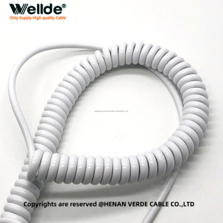8 Core 28AWG Spiral Hose Cable