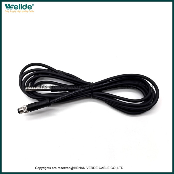 Temputer Sensor Cable for Grain Digita Temperature Measurement M12 Connector 24 AWG
