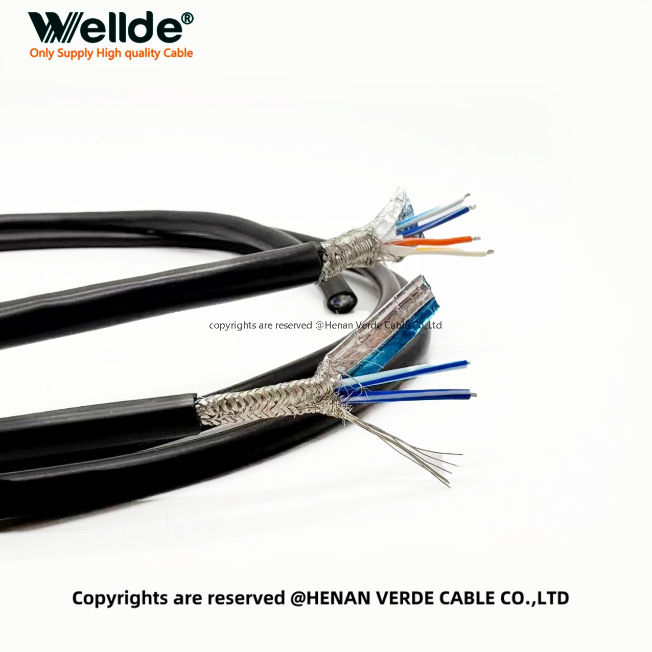 Durable PVC jacketed signal control cable