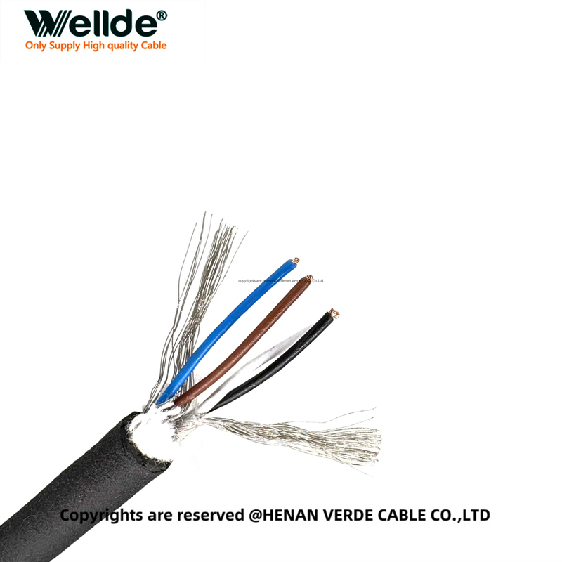 2 pair 2 core PUR signal cable with matte jacket
