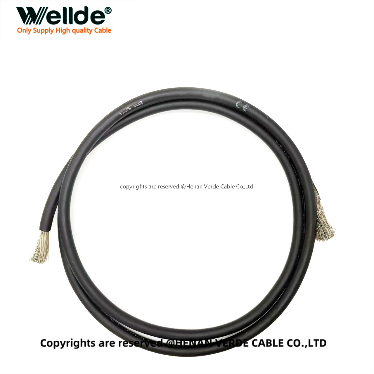 High-temperature-resistant tinned copper silicone cable with 178-strand construction.