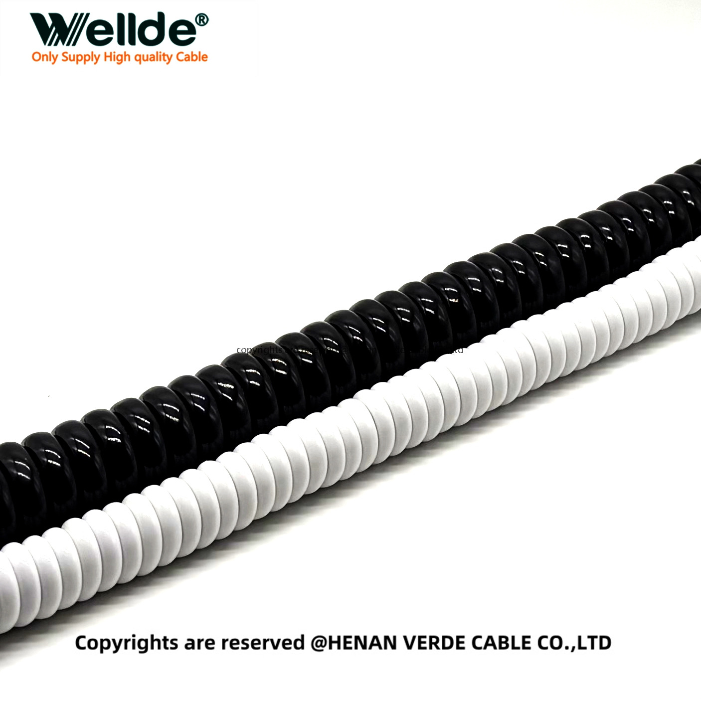 Custom Multi-Core Spiral Cable with PVC PE Insulation Options