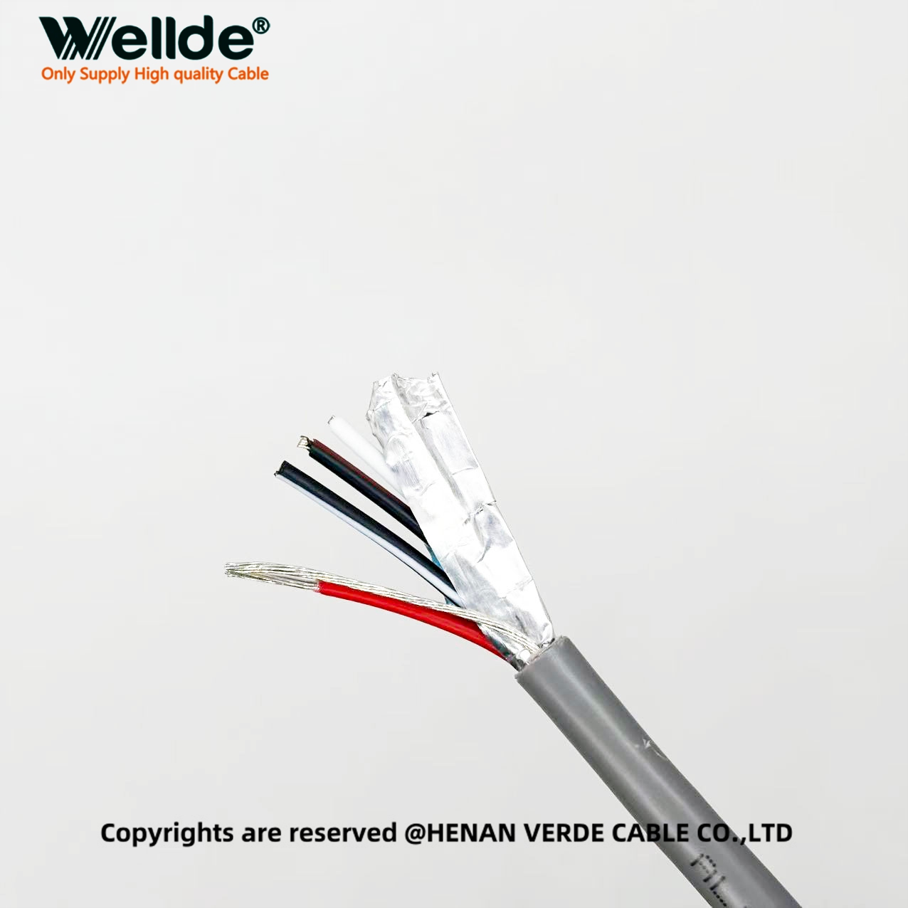 PVC shielded control cable