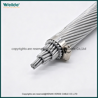ACSR steel core aluminum stranded wire overhead transmission bare conductor Construction